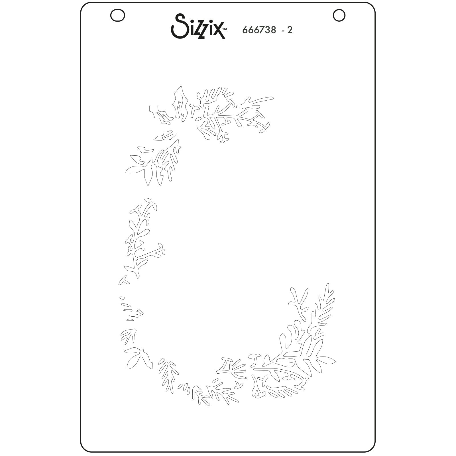 sizzix-layered-stencils-winter-wishes-3-schablone-a6-4er image 2