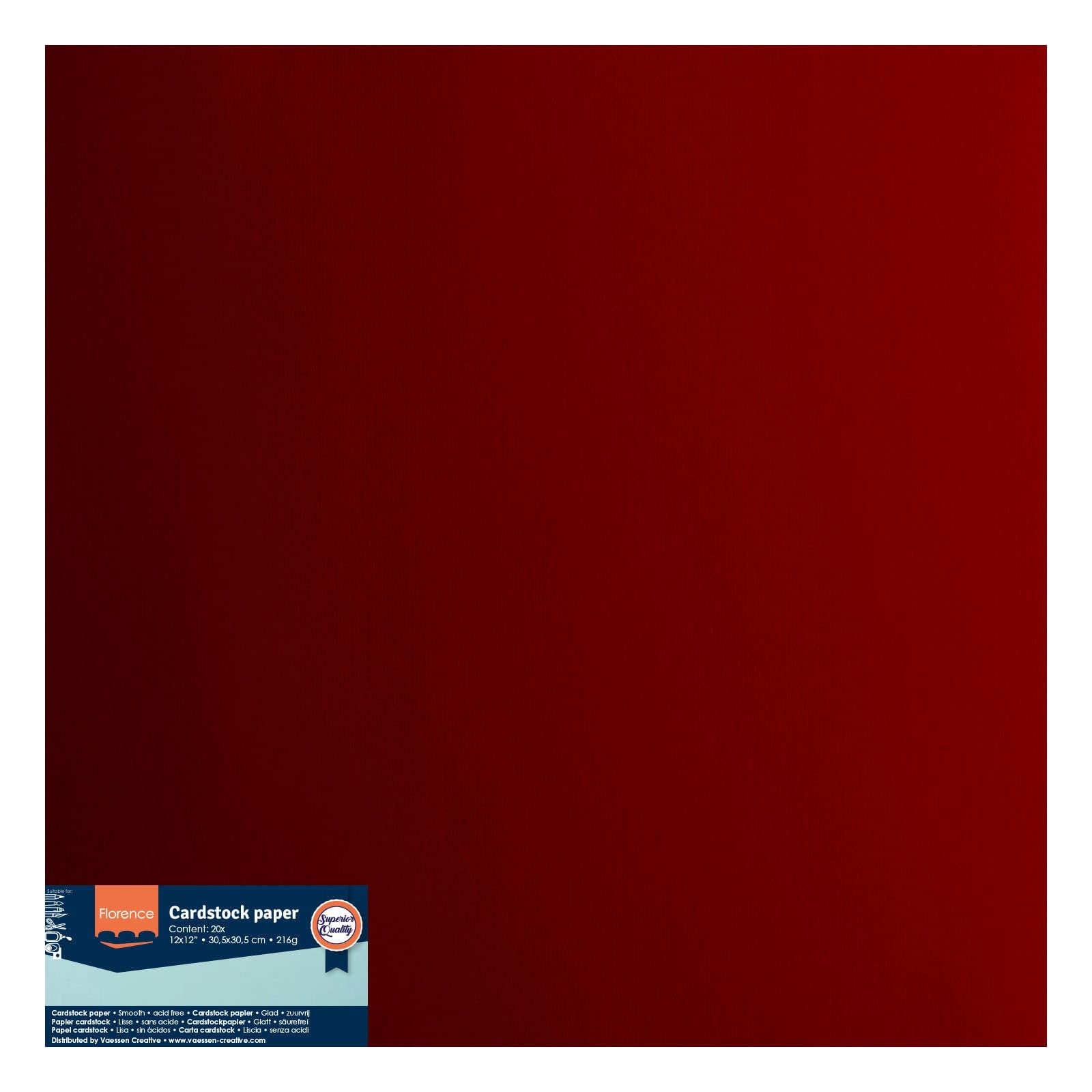 vaessen-creative-florence-cardstock-rot-30-5x30-5-20-bogen image 6
