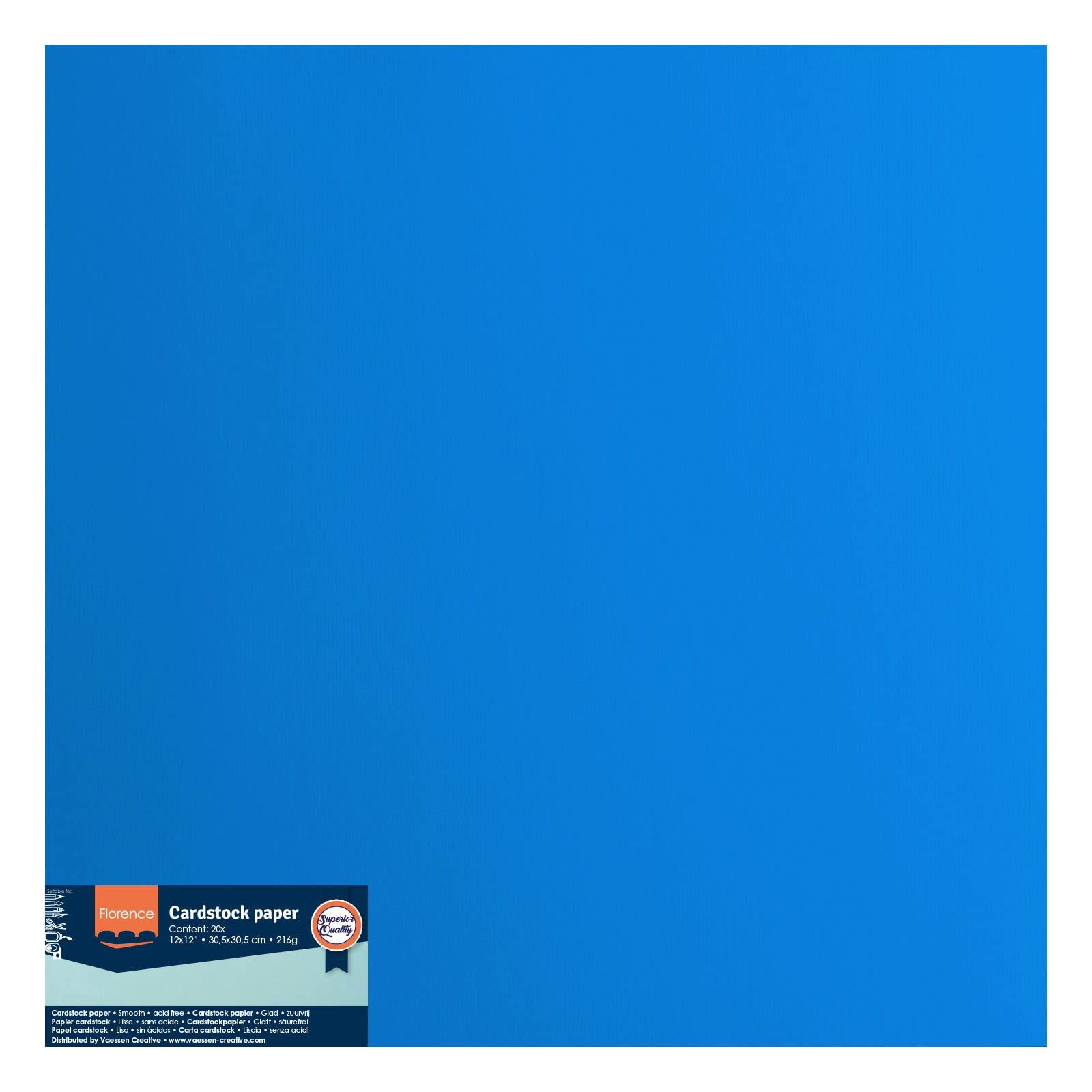 vaessen-creative-florence-cardstock-blau-30-5-cm-20-blatt image 6