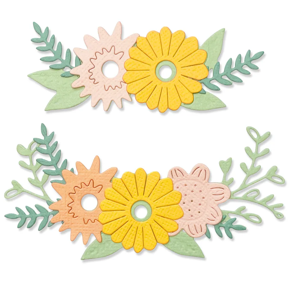 sizzix-thinlits-floral-contours-stanzformen-7-tlg-blumen image 1