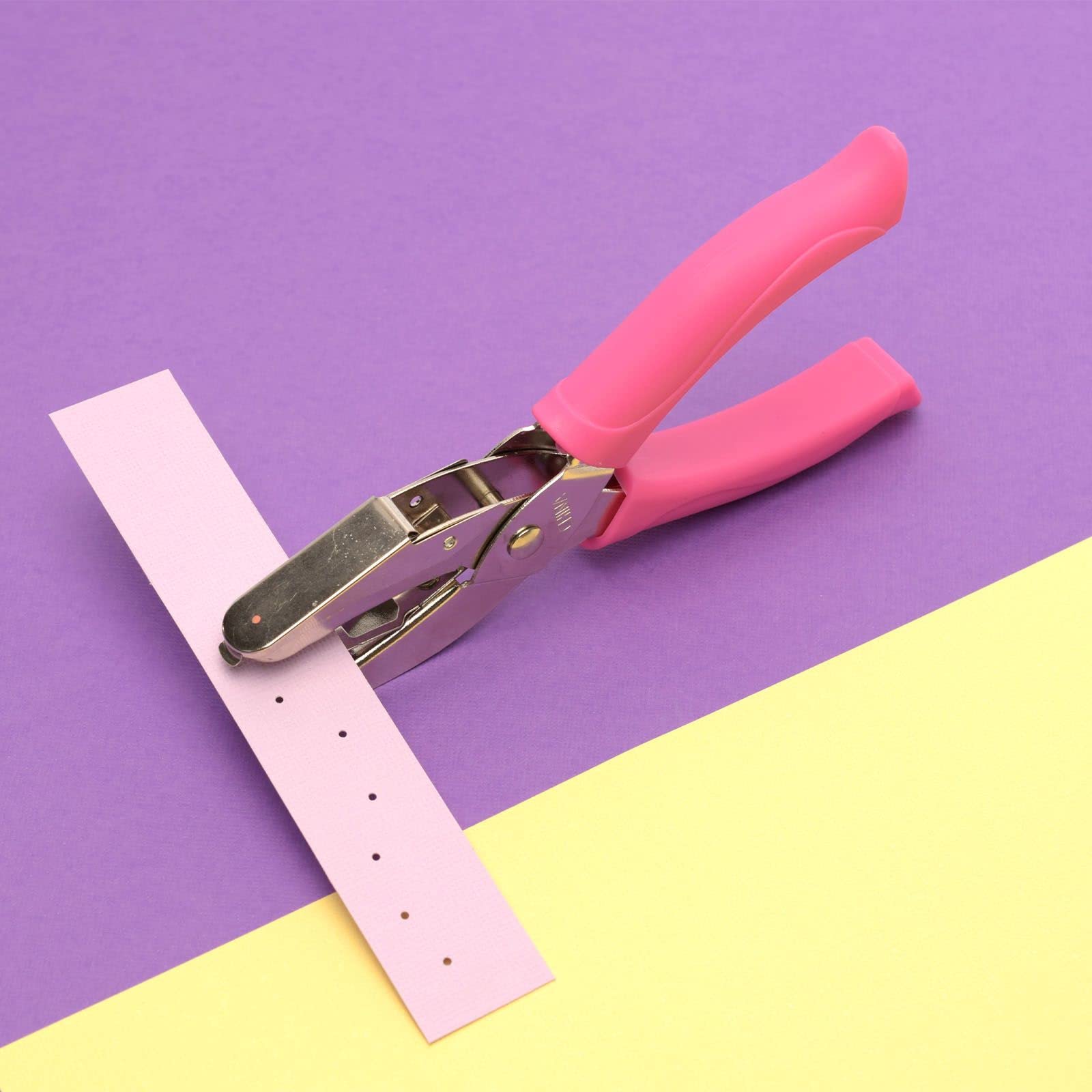 vaessen-cut-easy-stanzzange-kreis-1cm-wei-rosa-handstanzer image 5