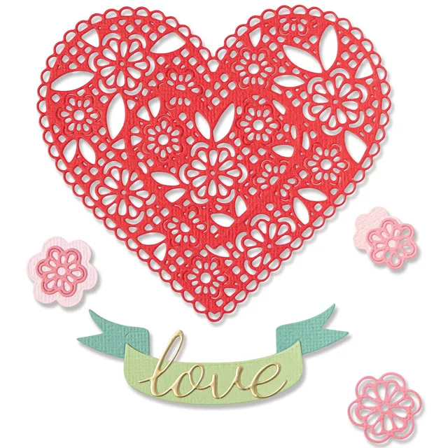 sizzix-thinlits-doily-heart-stanzschablonen-10-teilig-filigran-herz image 1