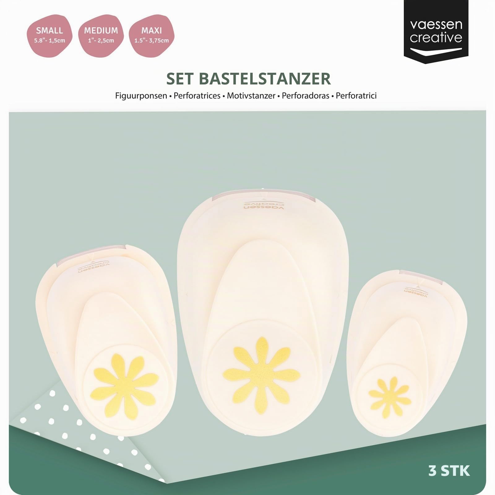 vaessen-creative-cut-easy-motivstanzer-blume-3er-set-grau image 4