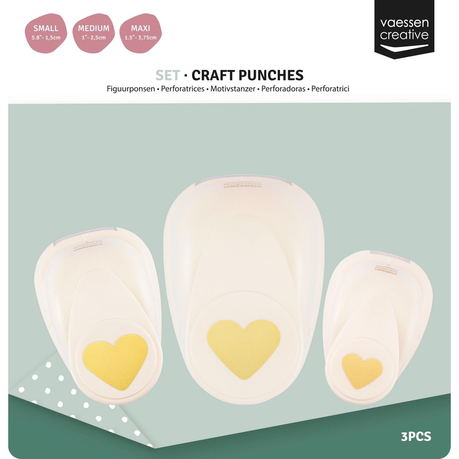 vaessen-creative-cut-easy-motivstanzer-herz-3er-set-pink image 4