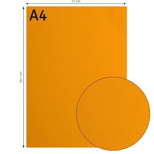 vaessen-creative-florence-tonkarton-a4-mango-orange-25-blatt-216g image 6