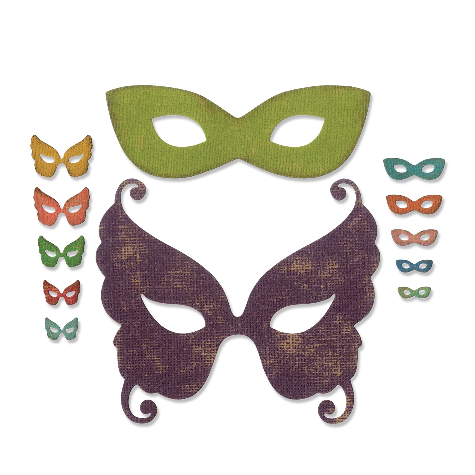 sizzix-thinlits-masquerade-stanzformen-12tlg-tim-holtz image 1