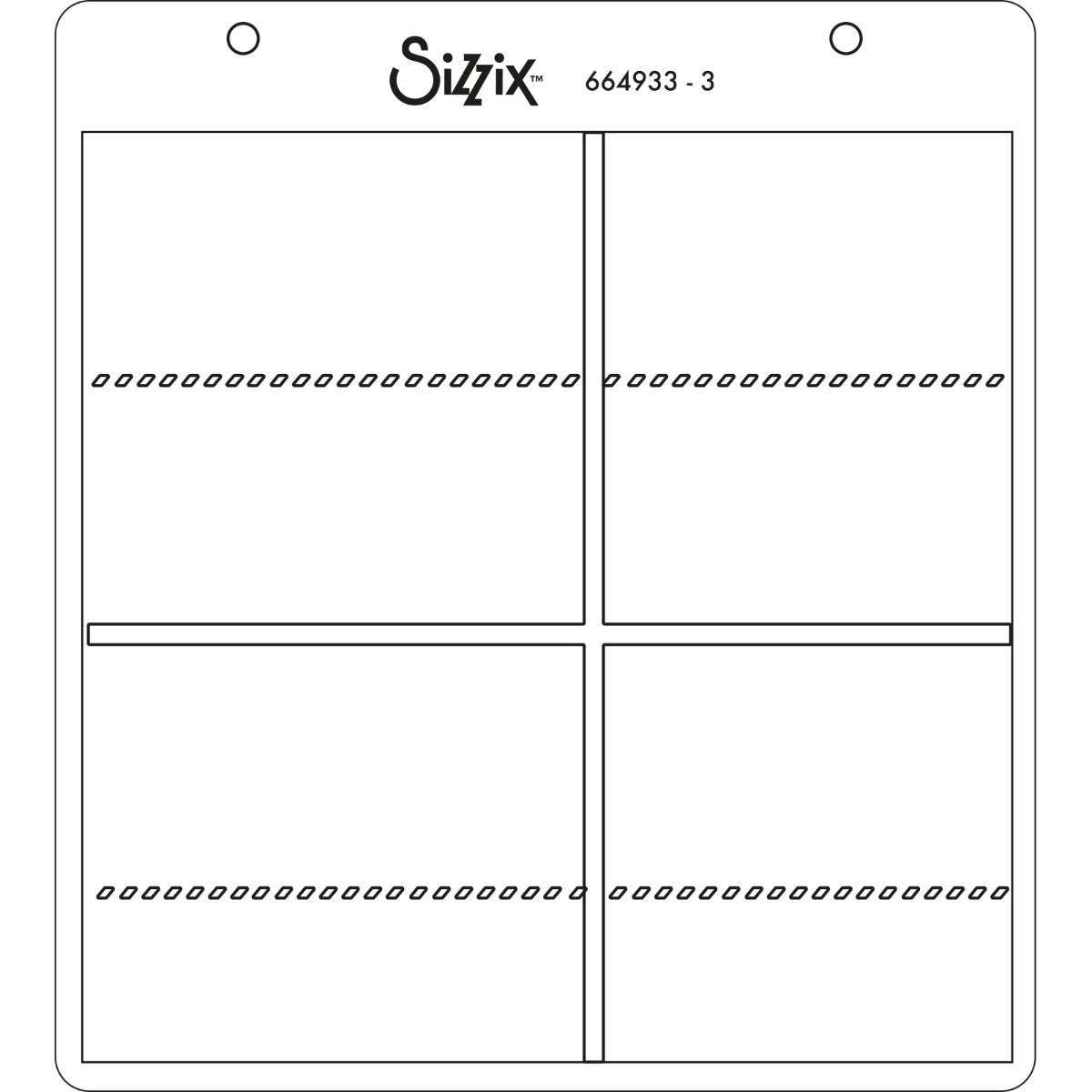 sizzix-layered-stencils-tartan-schablonen-4tlg-olivia-rose image 5
