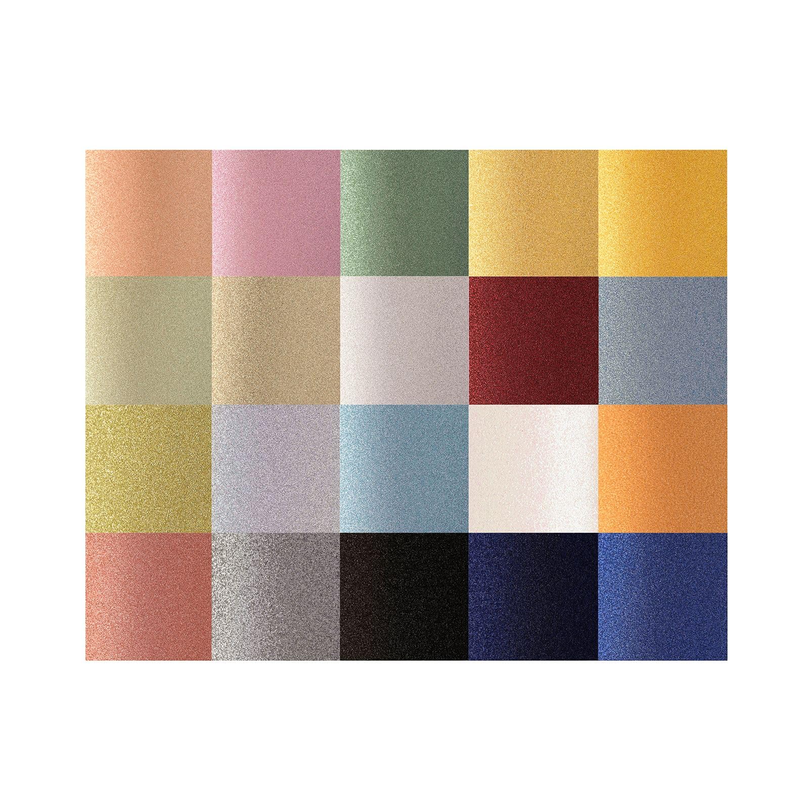 vaessen-creative-florence-glitzer-tonkarton-a4-bunt-50-blatt-20-farben image 2