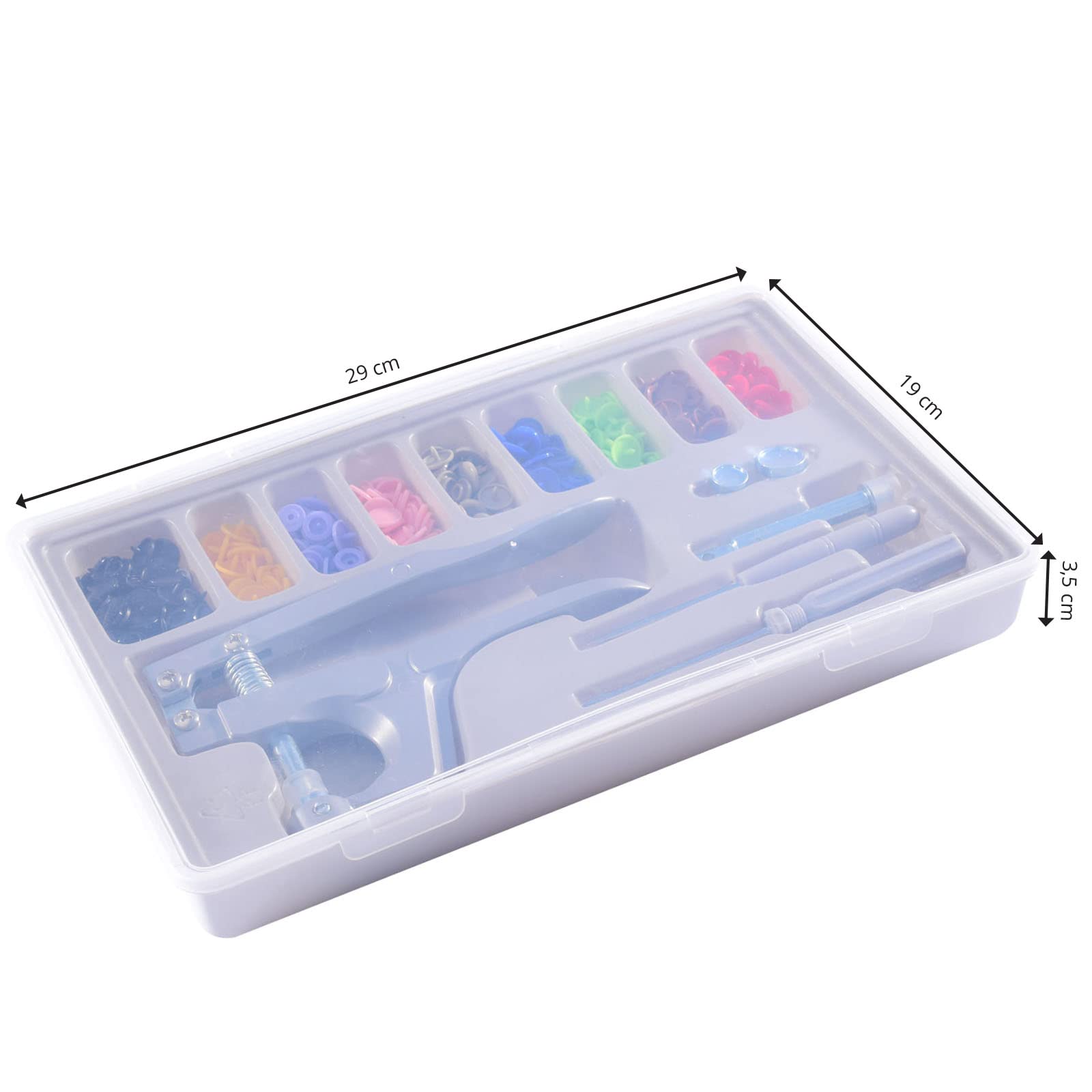 vaessen-cut-easy-druckkn-pfe-bunt-9-farben-set-mit-zange image 2