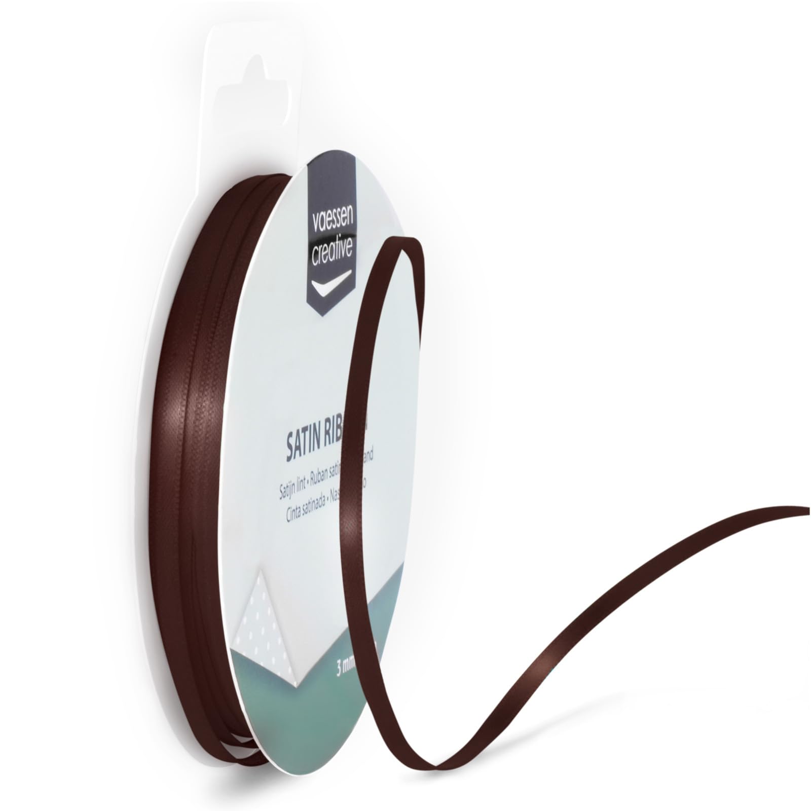 vaessen-florence-satinband-braun-3mm-10m-doppelseitig image 1