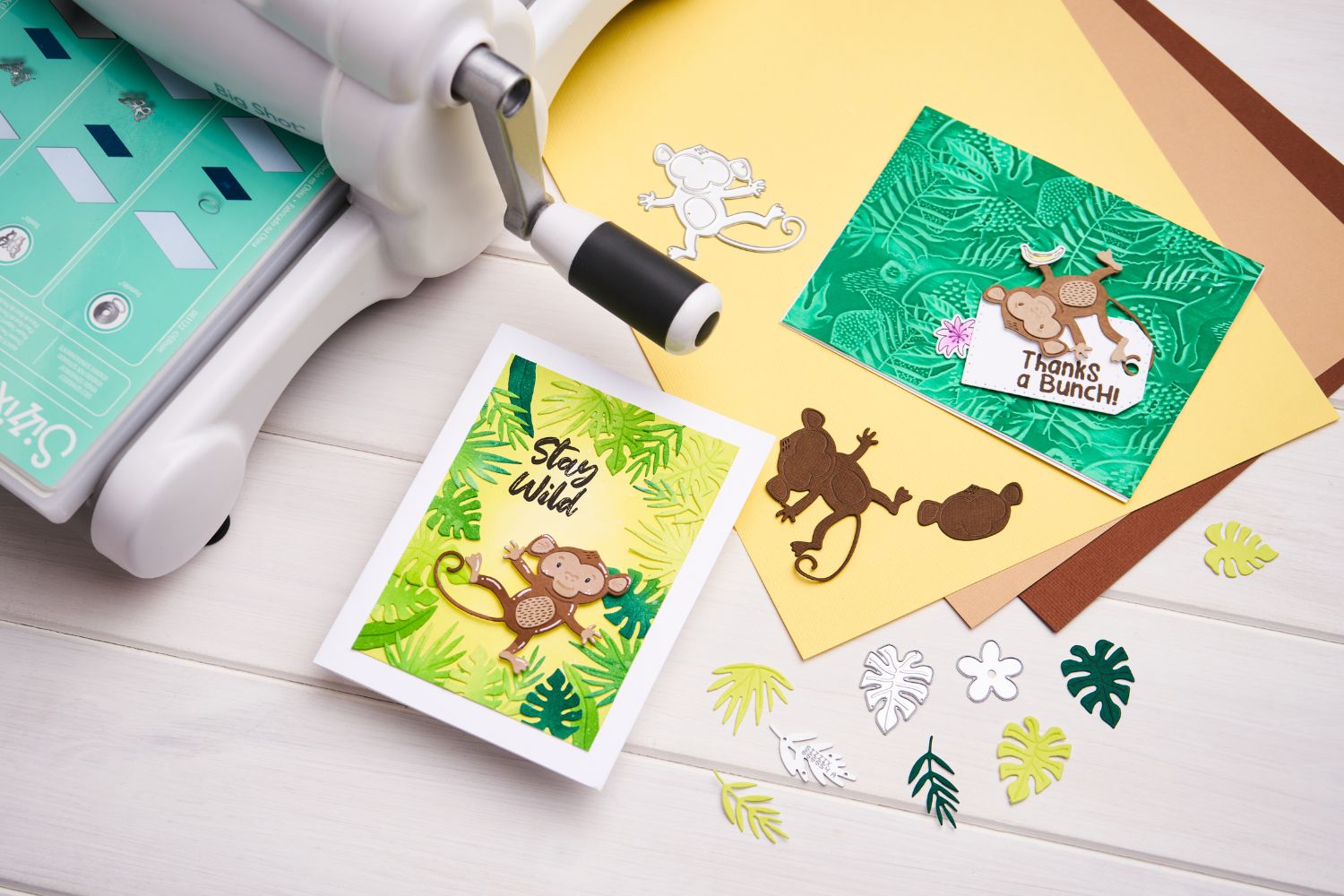 sizzix-stay-wild-clear-stamps-18tlg-tropische-bl-tter-catherine-pooler image 3