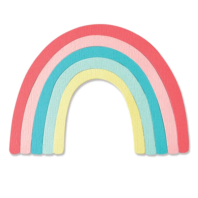 sizzix-bigz-rainbow-stanzform-regenbogen-f-r-stoff-filz-papier image 1