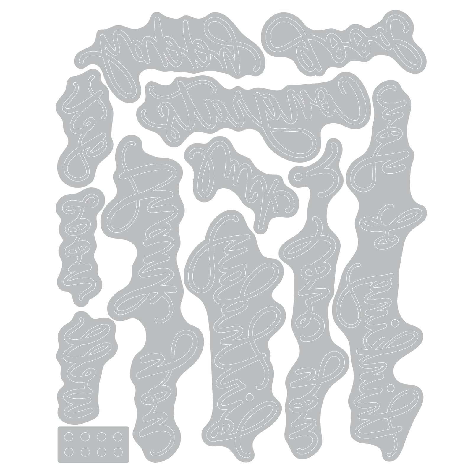 sizzix-thinlits-common-greetings-stanzformen-12-tlg-spr-che image 2