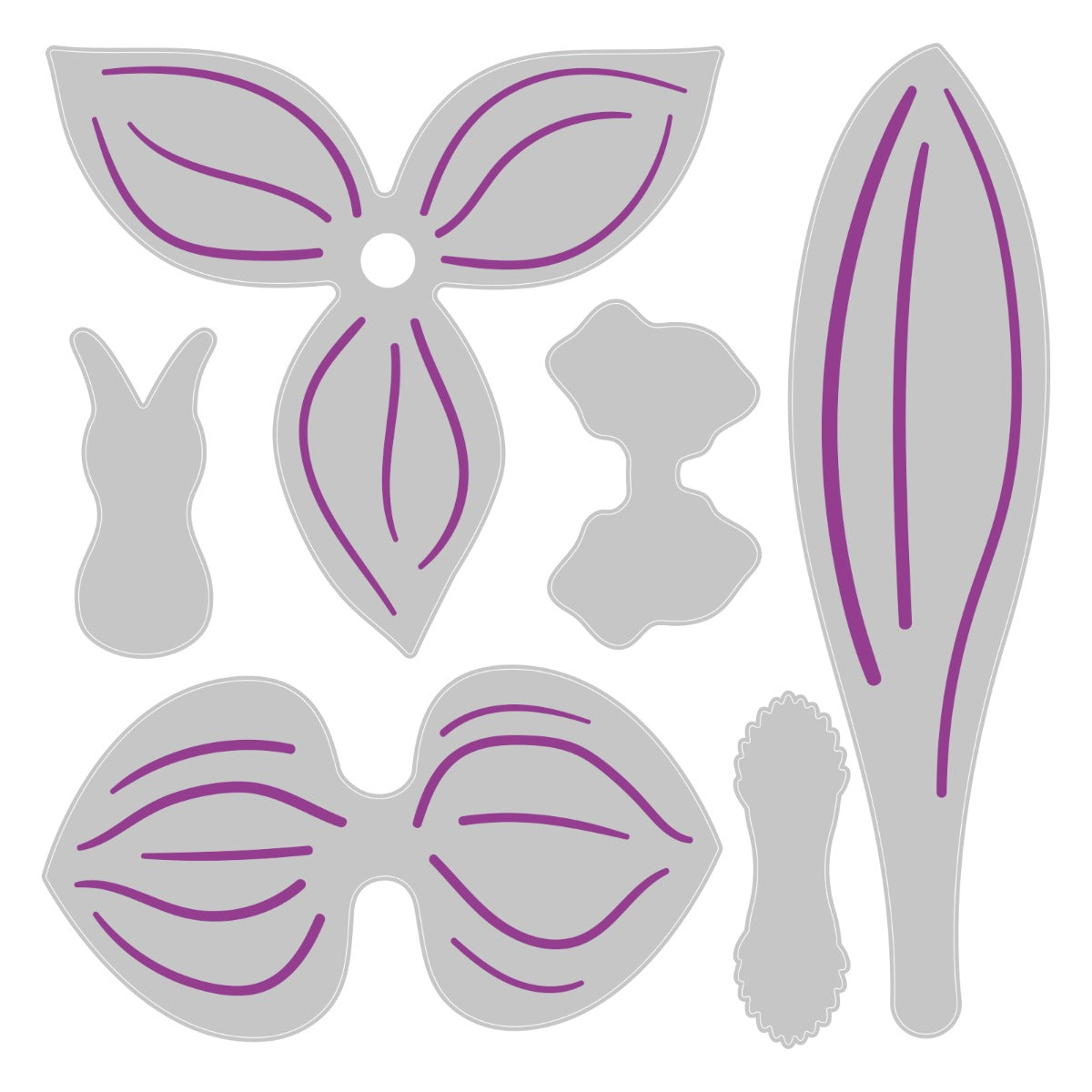 sizzix-thinlits-orchid-stanzschablonen-6tlg-blumen image 2