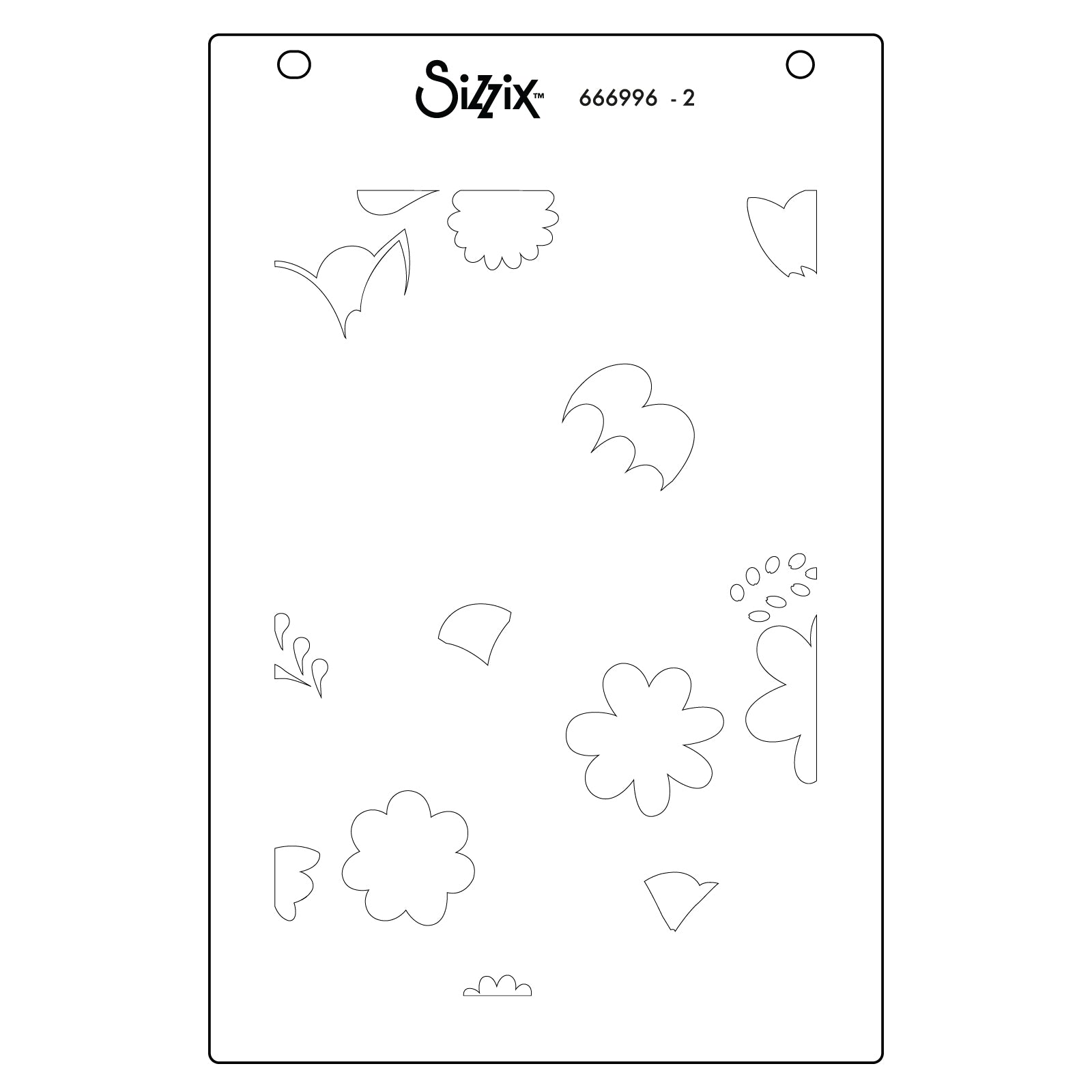 sizzix-layered-stencils-happy-garden-2-schablonen-a6-4er-blumen image 3