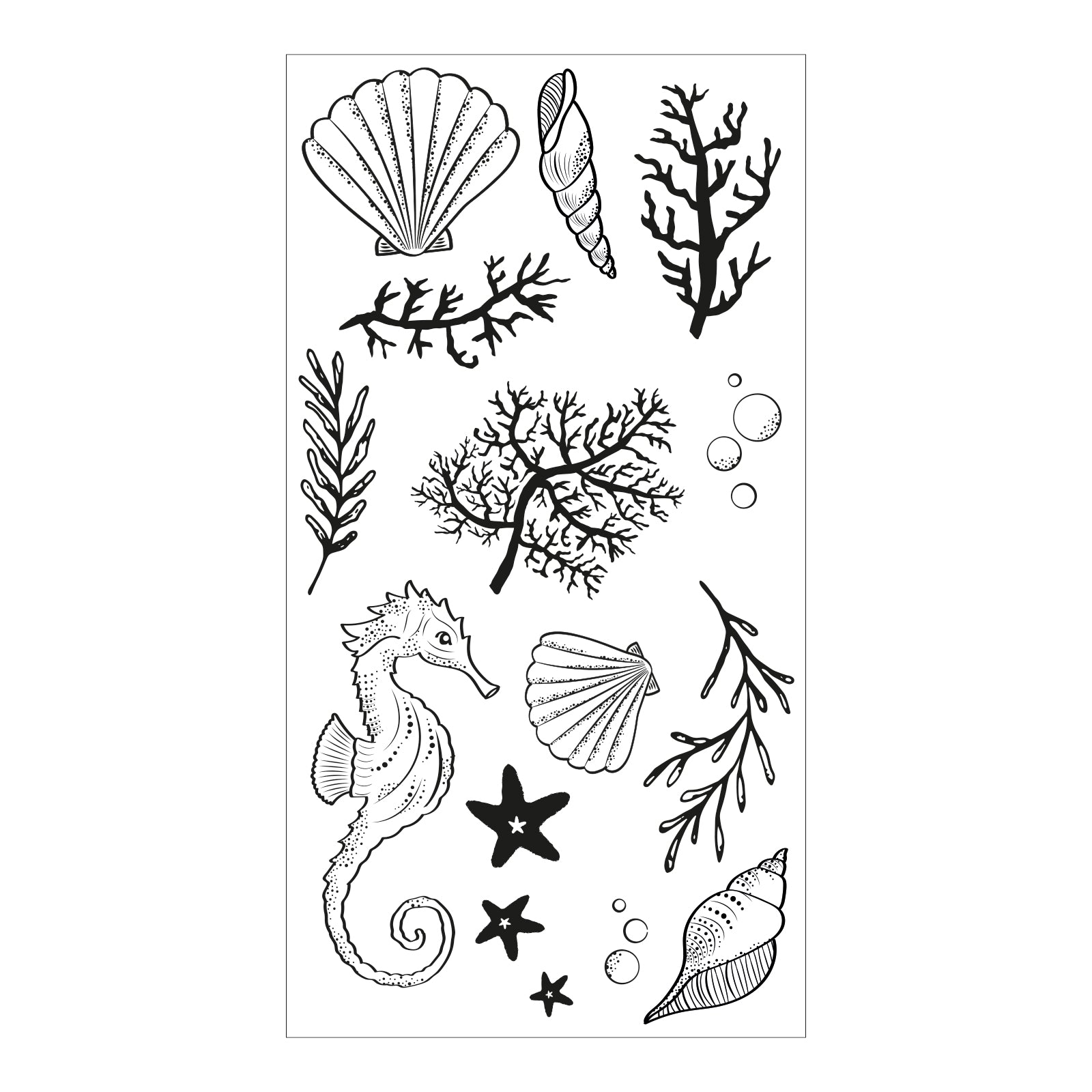 sizzix-clear-stamps-ocean-elements-15-tlg-stempelset-lisa-jones image 2