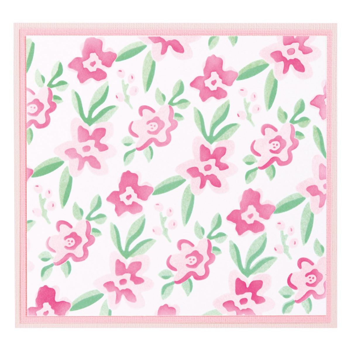 sizzix-layered-stencils-flower-patch-schablonen-4-tlg-blumen image 1