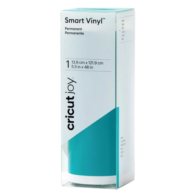 cricut-joy-smart-vinyl-permanent-vinylfolie-aqua-1-2-m image 1