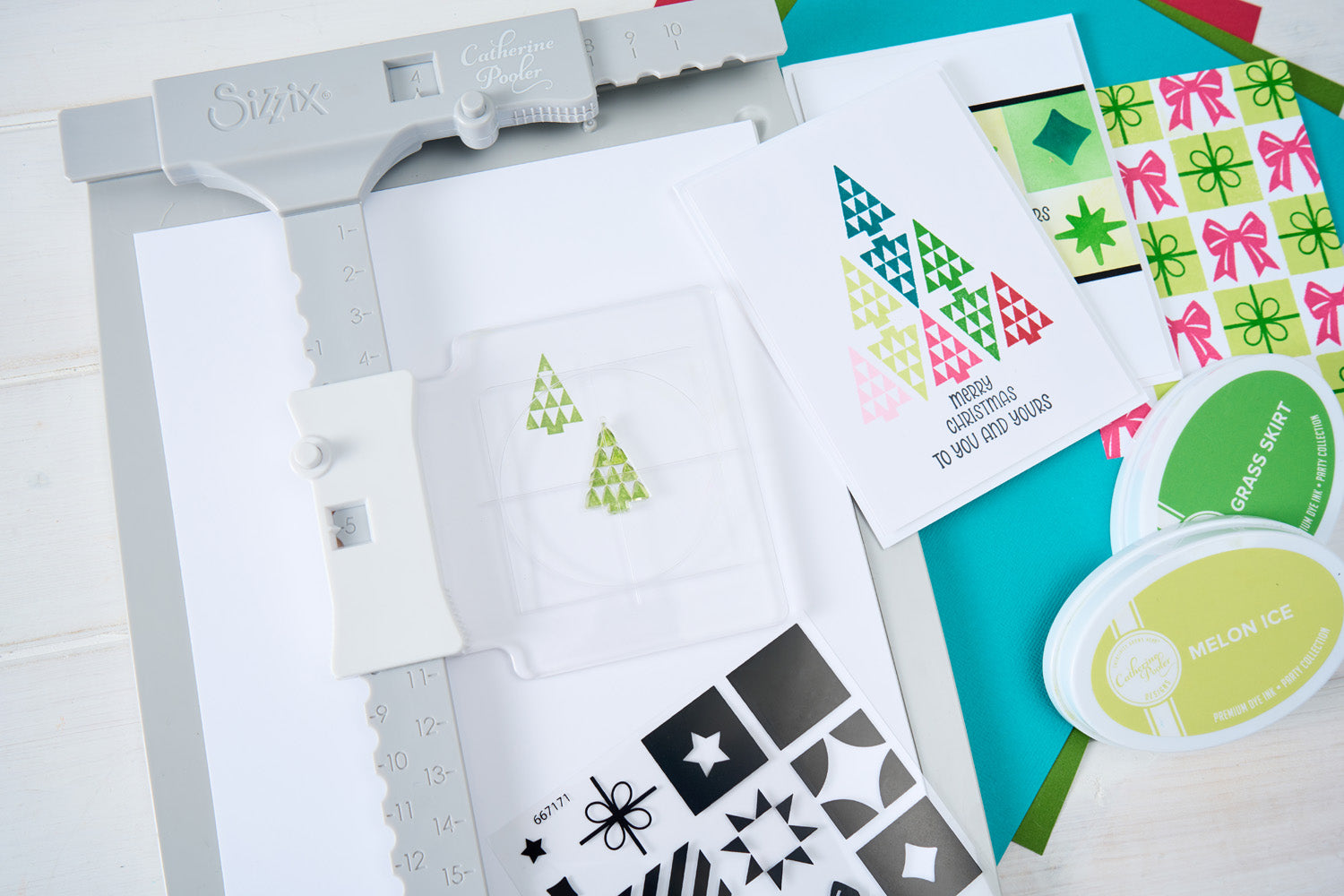 sizzix-clear-stamps-holiday-in-the-square-stempelset-18tlg-muster image 2