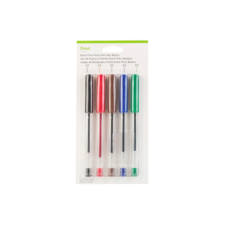 cricut-maker-stifteset-extrafein-0-3mm-5-farben-standard image 1