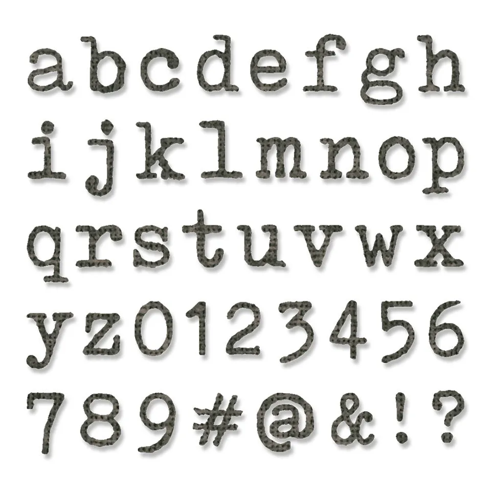 sizzix-thinlits-tiny-type-buchstaben-stanzen-146er-retro image 1