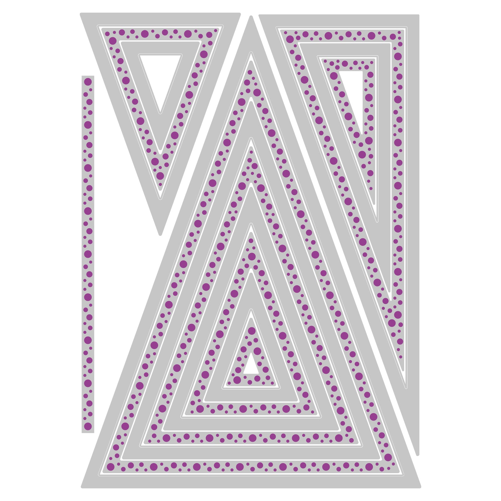 sizzix-framelits-patti-s-perfect-triangles-stanzschablonen-16er-set-dreiecke image 2