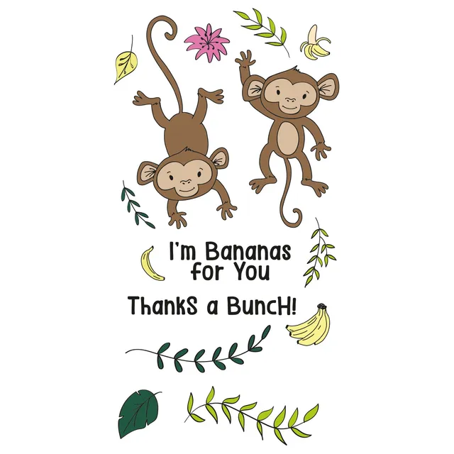 sizzix-clear-stamps-going-bananas-stempel-15tlg-catherine-pooler image 1