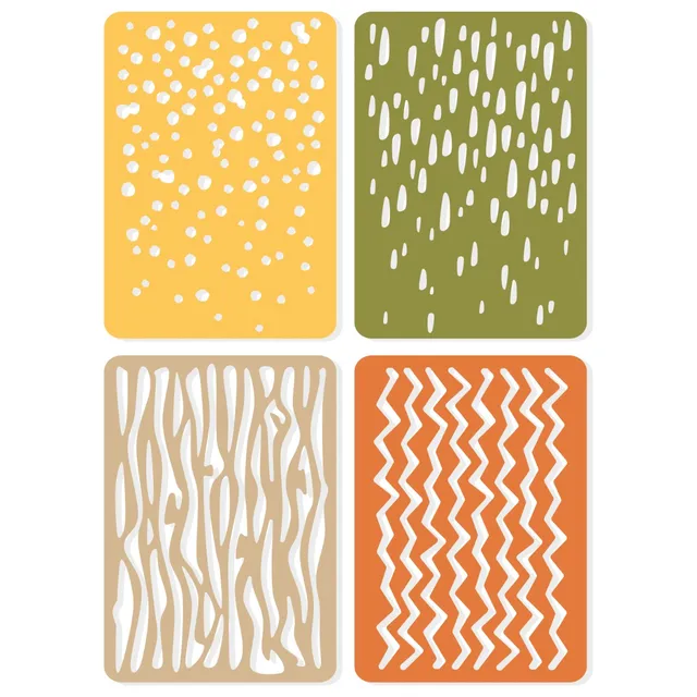 sizzix-thinlits-infinite-doodles-2-pete-hughes-4er-muster image 1