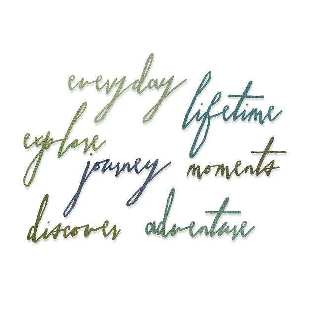 sizzix-thinlits-handwritten-journey-stanzschablonen-7tlg-schrift image 1