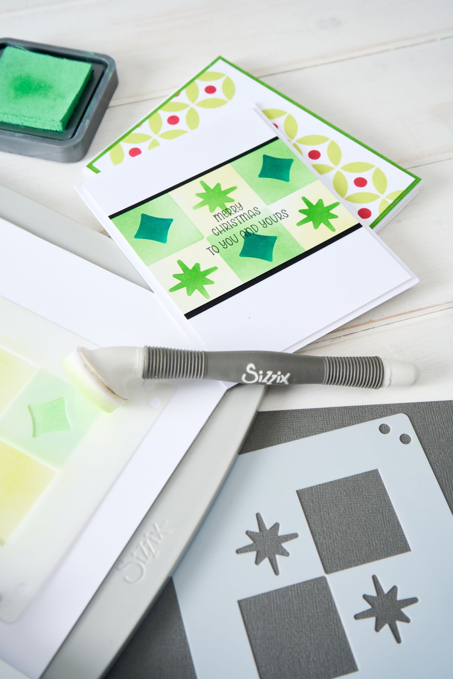 sizzix-layered-stencils-retro-star-schablonen-3tlg-sterne image 3