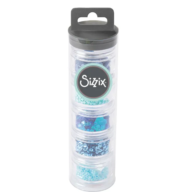 sizzix-effectz-sequins-beads-bluebell-pailletten-5er-set image 1