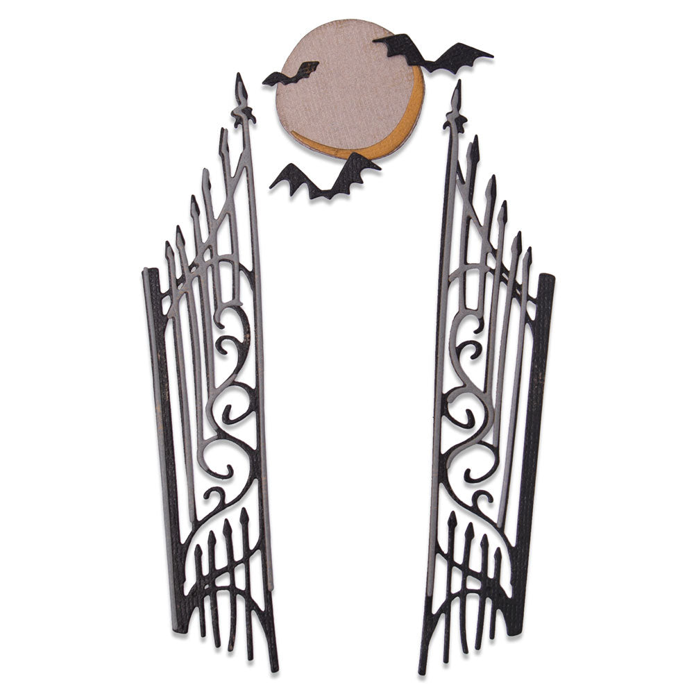 sizzix-thinlits-gate-keeper-stanzen-9tlg-tor-halloween image 1