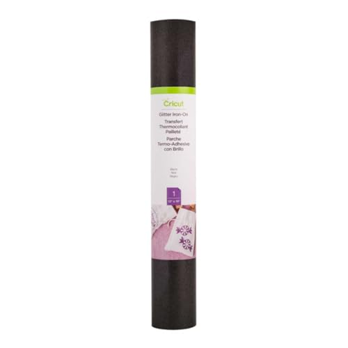 cricut-maker-iron-on-glitzer-schwarz-30-5x304-8-cm-b-gelfolie image 3