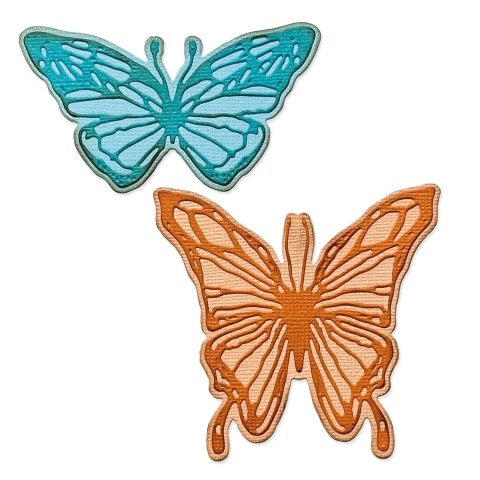 sizzix-thinlits-scribbly-butterfly-stanzschablonen-4tlg image 1