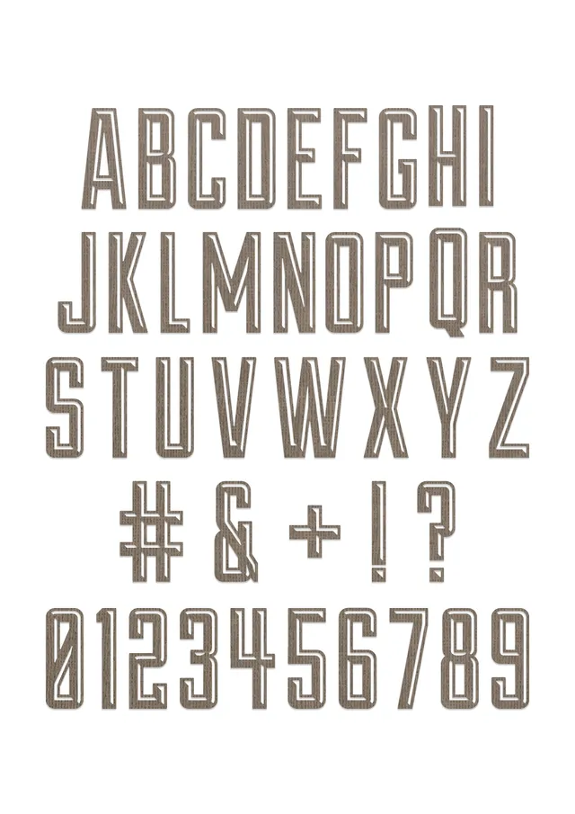 sizzix-thinlits-alphanumeric-emporium-stanzschablonen-41tlg-alphabet image 1