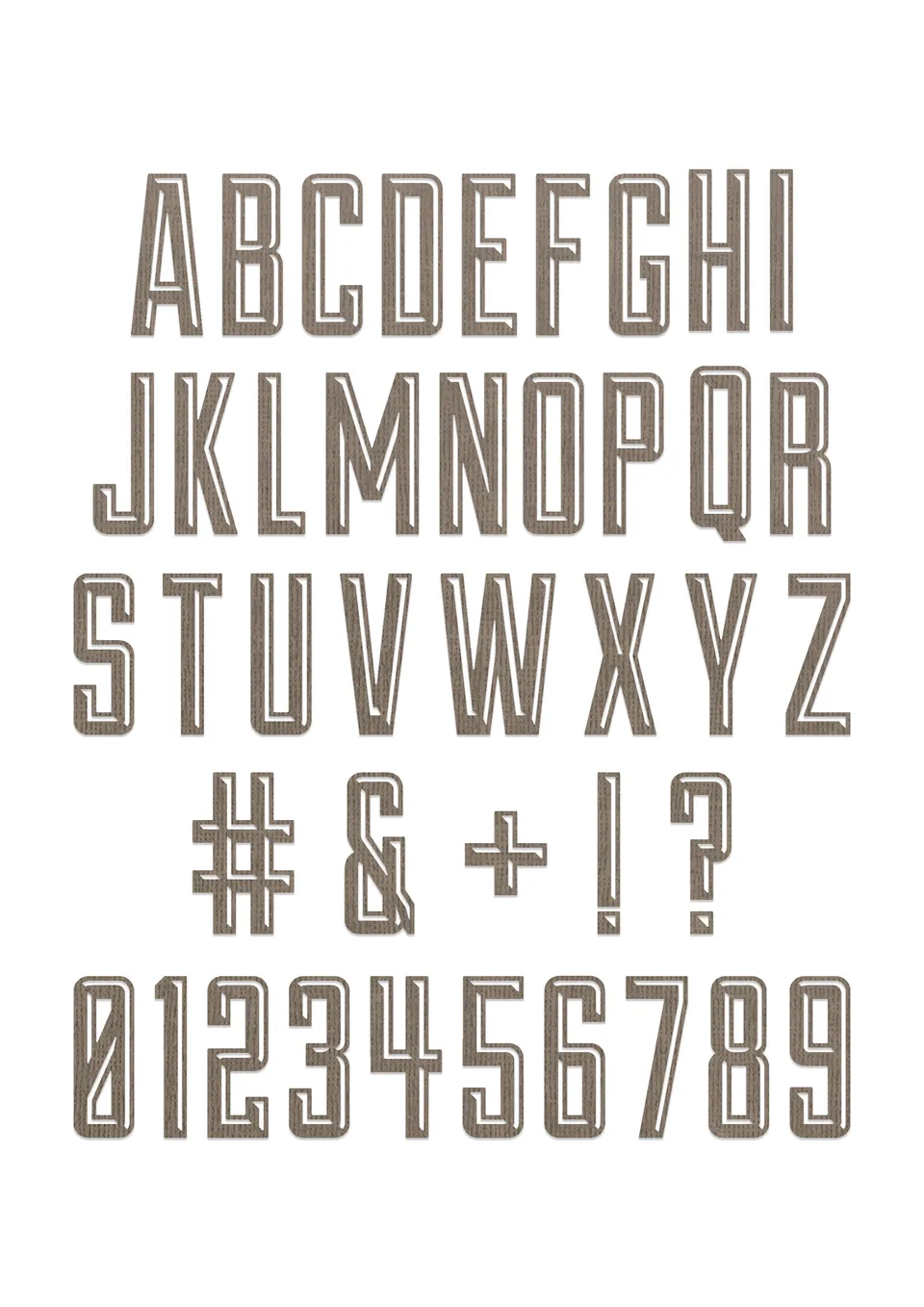 sizzix-thinlits-alphanumeric-emporium-stanzschablonen-41tlg-alphabet image 1