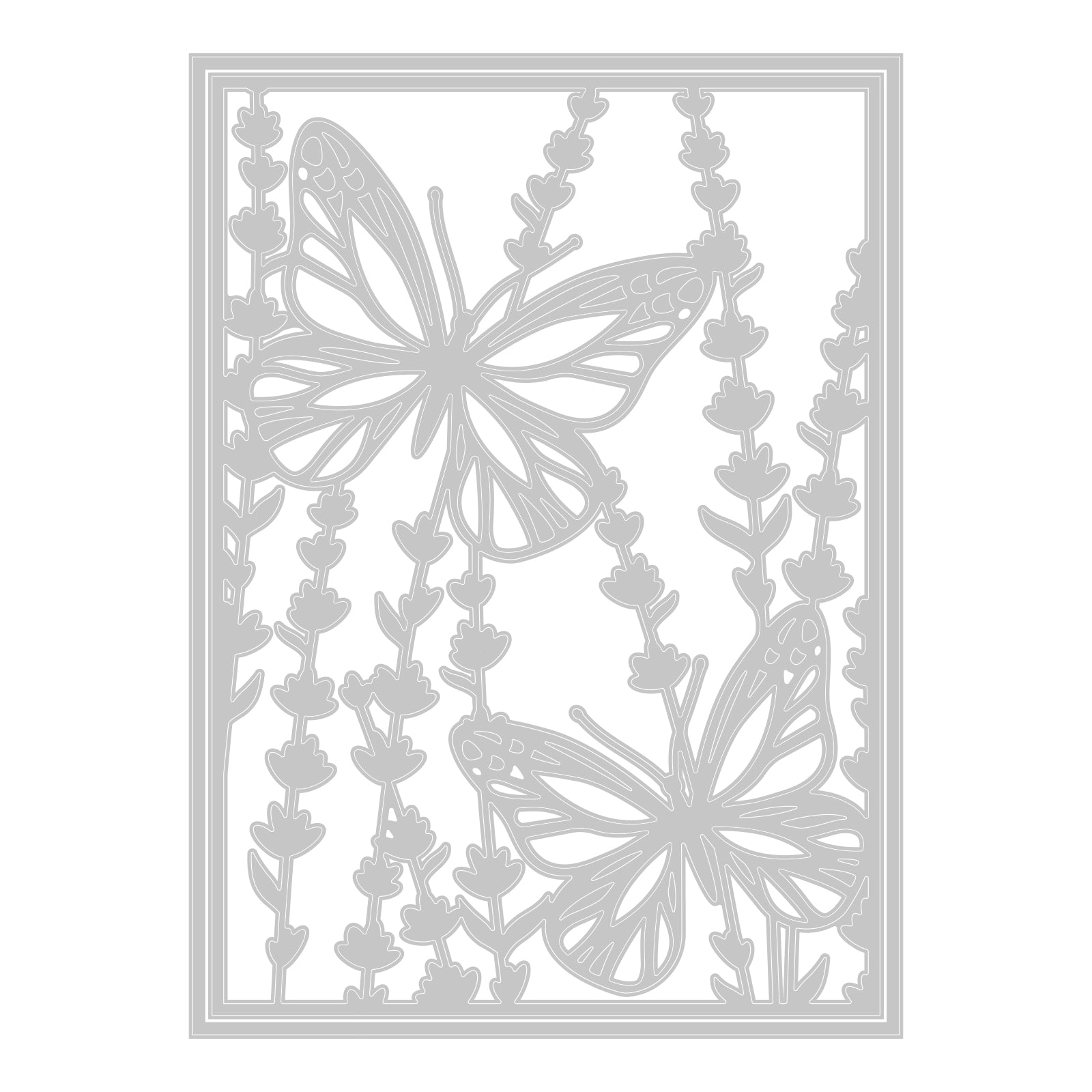 sizzix-thinlits-botanical-card-front-stanzen-2tlg-blumen image 2