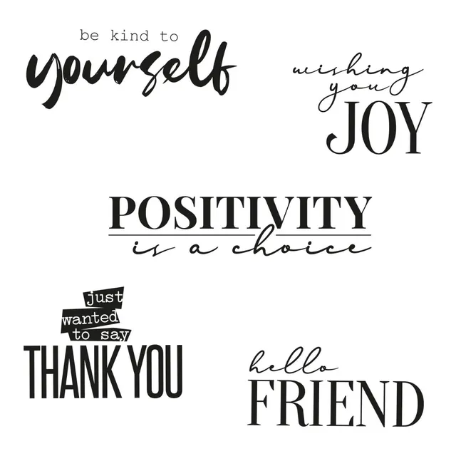 sizzix-clear-stamps-sunnyside-sentiments-8-5-teilig image 1