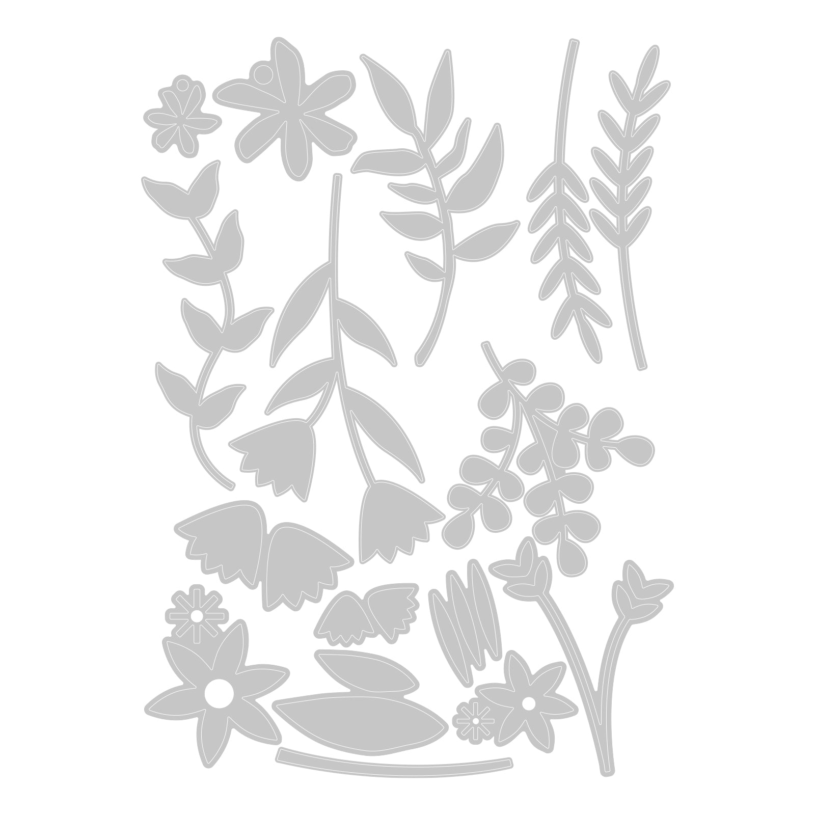 sizzix-thinlits-boho-bouquet-stanzschablonen-16er-set-blumen image 3