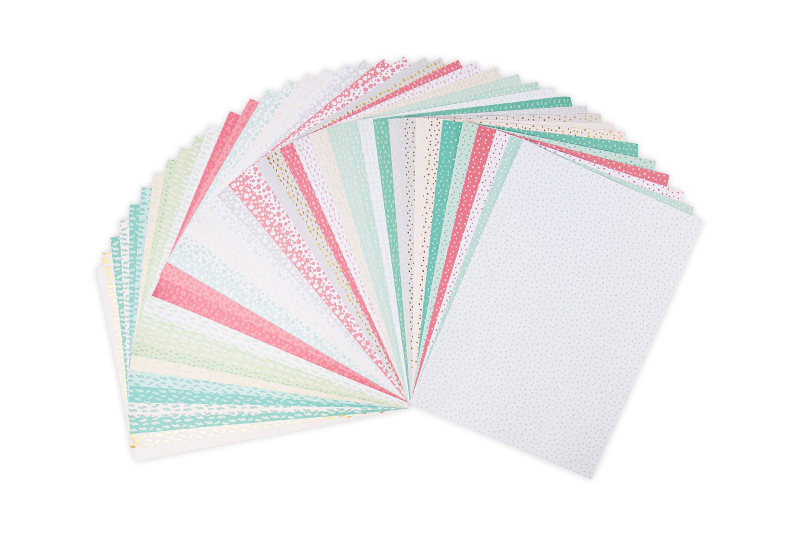 sizzix-surfacez-patterned-paper-botanicals-60-blatt-motivpapier image 1