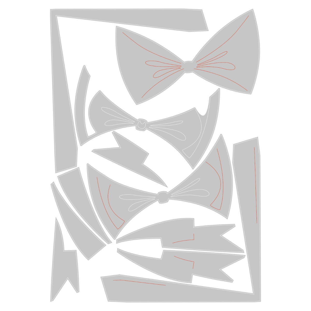 sizzix-thinlits-bowtied-colorize-stanzschablonen-11-tlg image 2