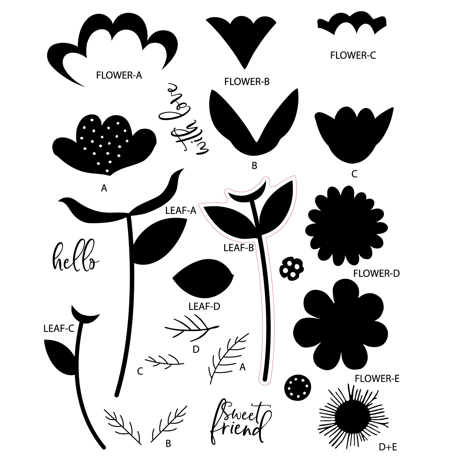 sizzix-whimsy-bloom-1-clear-stamps-22tlg-catherine-pooler image 2