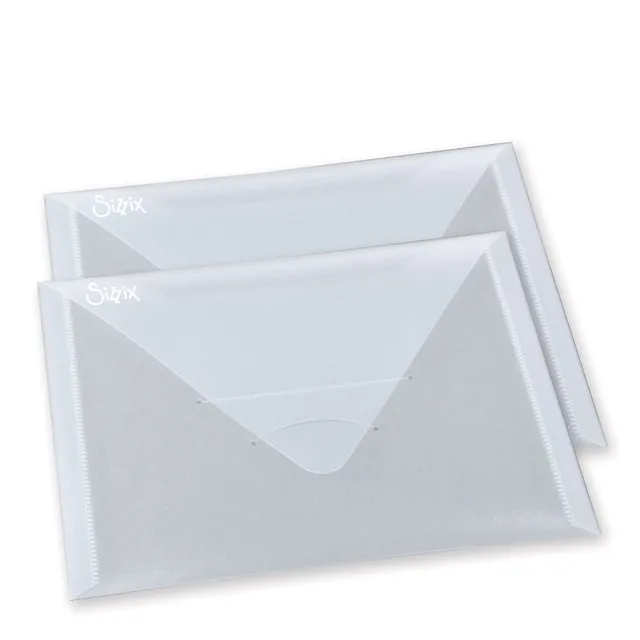 sizzix-plastic-envelopes-aufbewahrungsh-llen-2er-6-25x9-zoll image 1