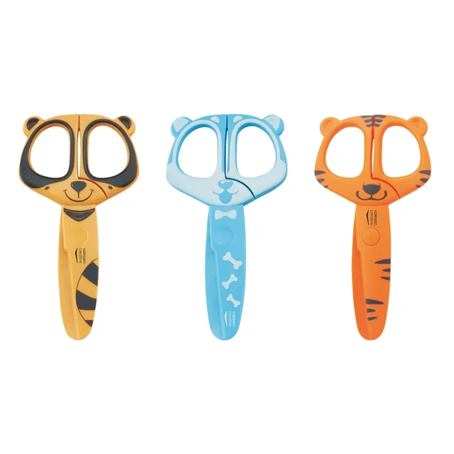 vaessen-creative-cut-easy-kinderscheren-set-3-st-12-cm-tiere image 1