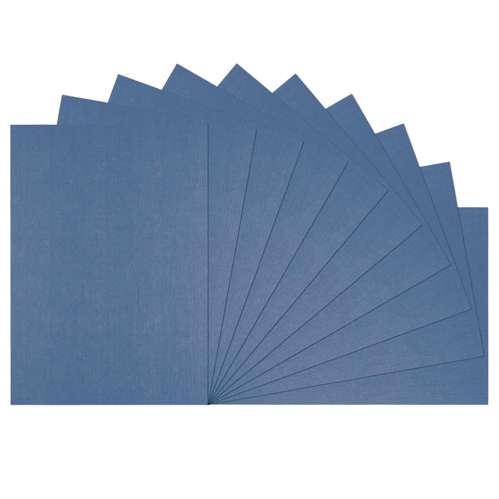 vaessen-florence-tonkarton-a4-blau-leinen-10-blatt-250g-maritime image 3