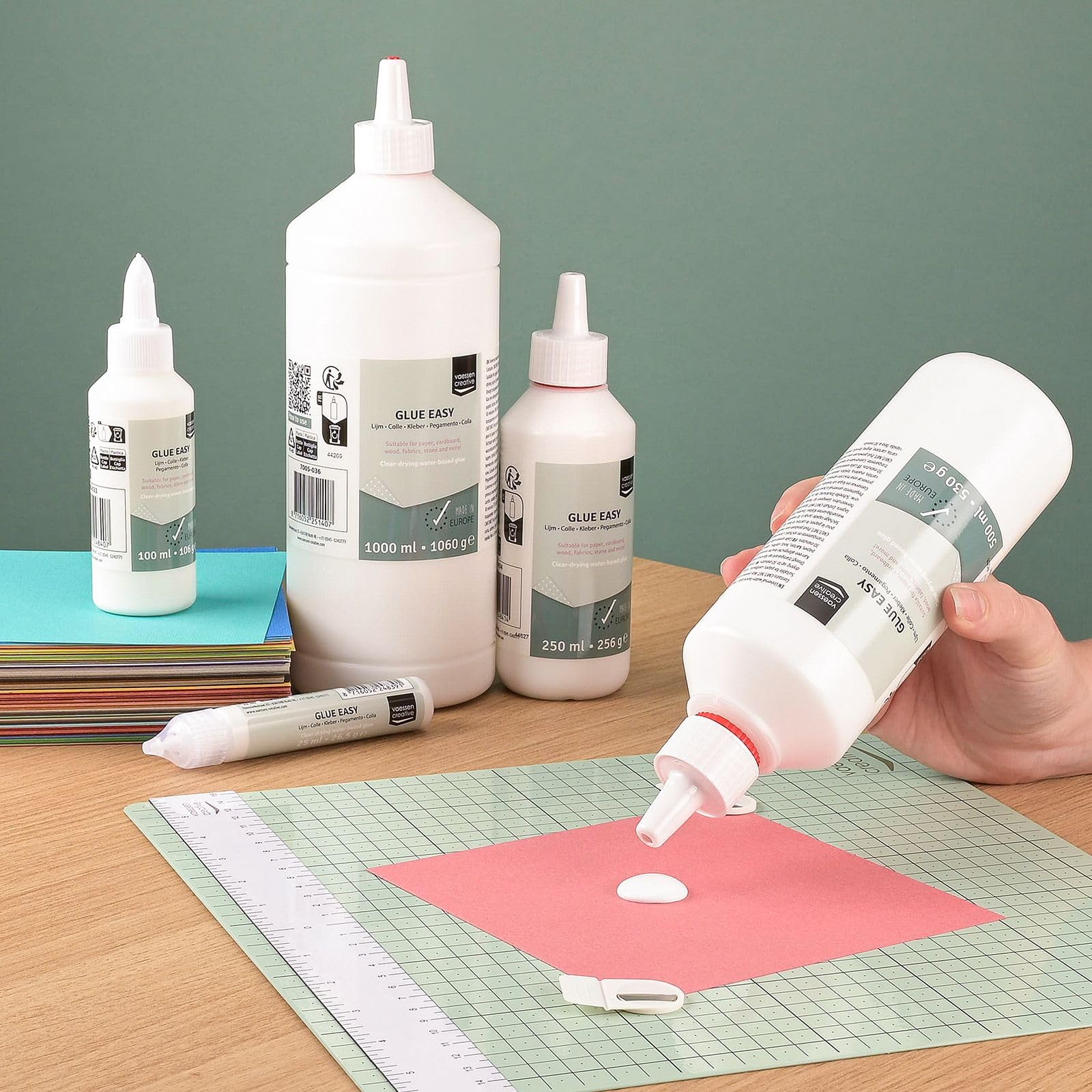 vaessen-creative-florence-glue-easy-bastelkleber-500-ml-transparent image 3