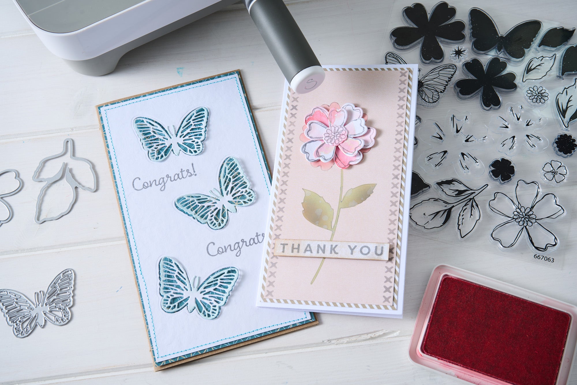 sizzix-framelits-sweet-sprigs-stempelset-mit-stanzen-28tlg-blumen image 2