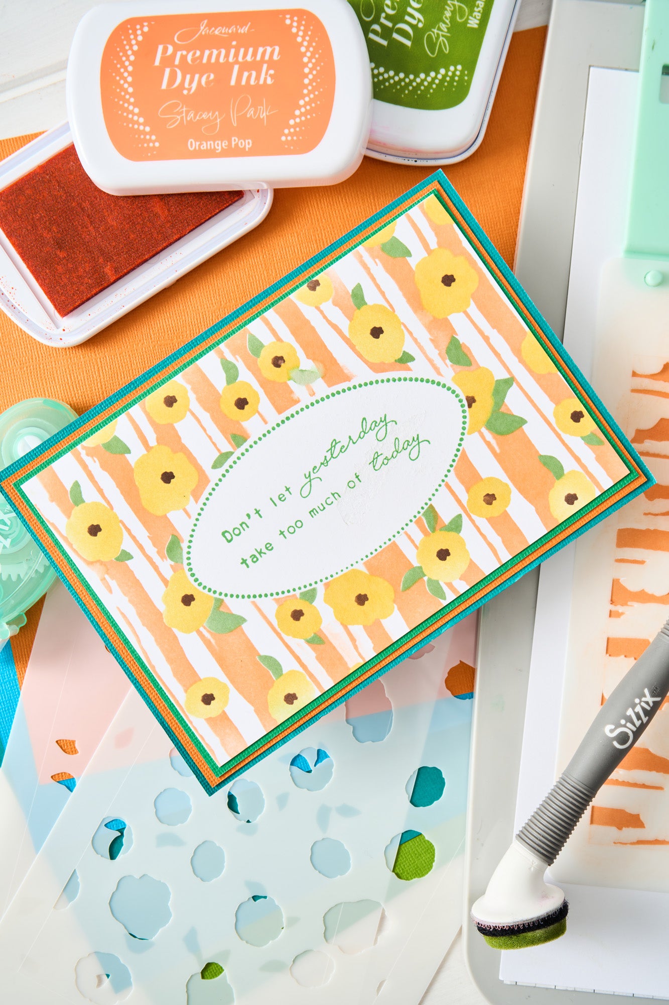 sizzix-a6-stencil-serene-sophisticate-2-schablonen-4er image 7