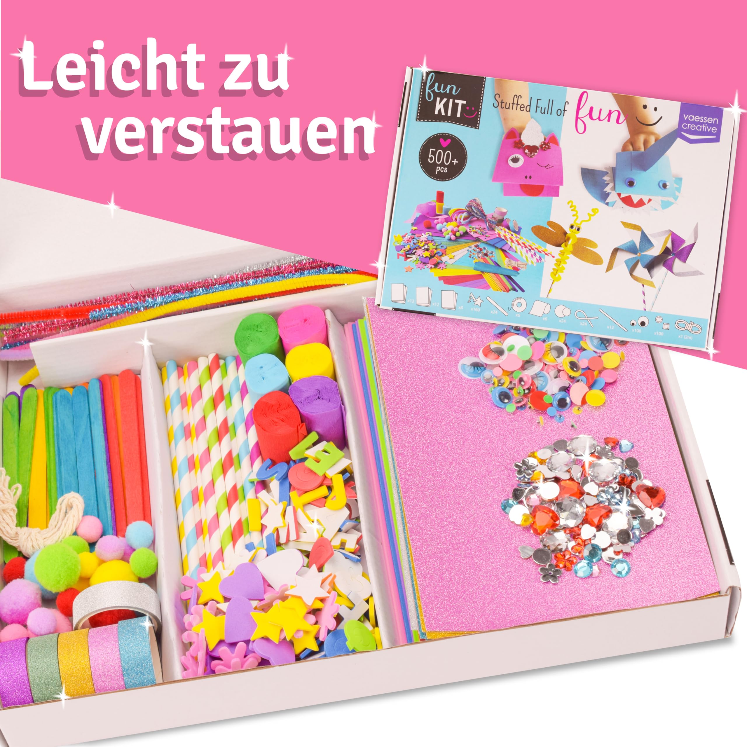 vaessen-florence-bastelset-kinder-500-teile-bunt-set-2 image 3