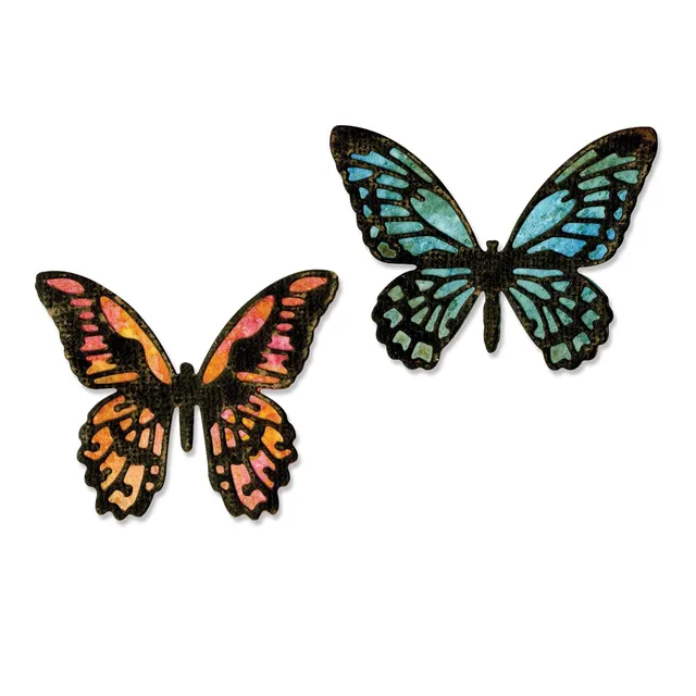 sizzix-thinlits-detailed-butterflies-mini-stanzen-4tlg-tim-holtz image 1
